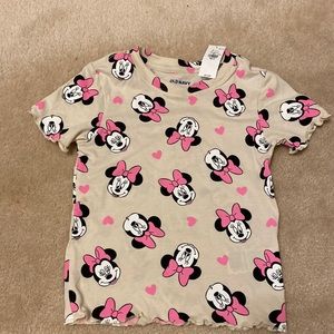 NWT girls Minnie Mouse T shirt Old Navy sz small (6-7)